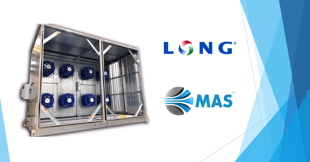 Custom AHU from LONG and MAS HVAC
